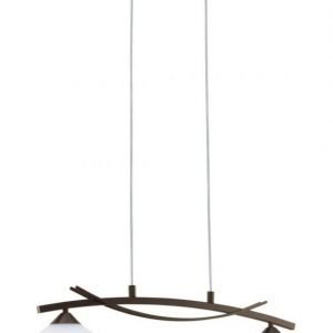 Riippuvalaisin Vinovo 770x250x1100 mm 2-osainen tummanruskea/valkoinen