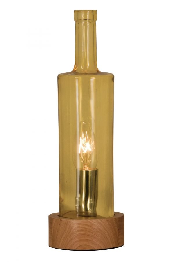 Scan Lamps Flaske Pöytävalaisin Keltainen
