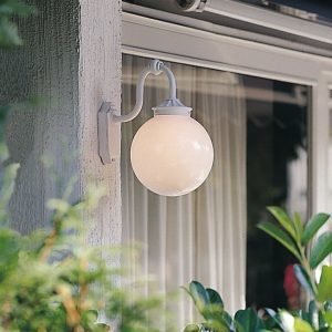 Seinävalaisin 554-252 Arcturus valkoinen matta alasuunta