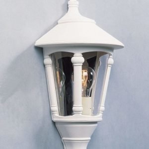 Seinävalaisin 569-250 Virgo valkoinen matta pidikkeetön