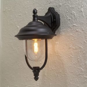 Seinävalaisin 7222-750 Parma musta matta alasuunta