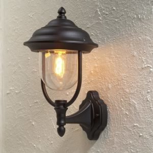 Seinävalaisin 7223-750 Parma musta matta yläsuunta