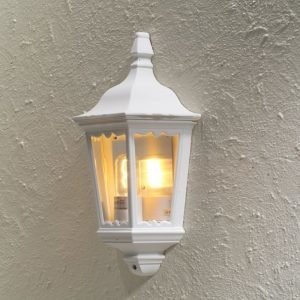 Seinävalaisin 7229-250 Firenze valkoinen matta pidikkeetön