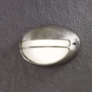 Seinävalaisin 7334-000 Torino ovaali 34x21 cm harmaa rosteri