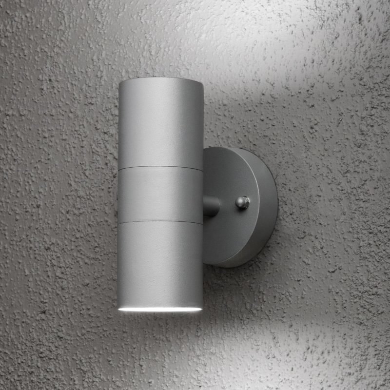 Seinävalaisin 7571-300 Modena 2xGU10 ylös/alas harmaa