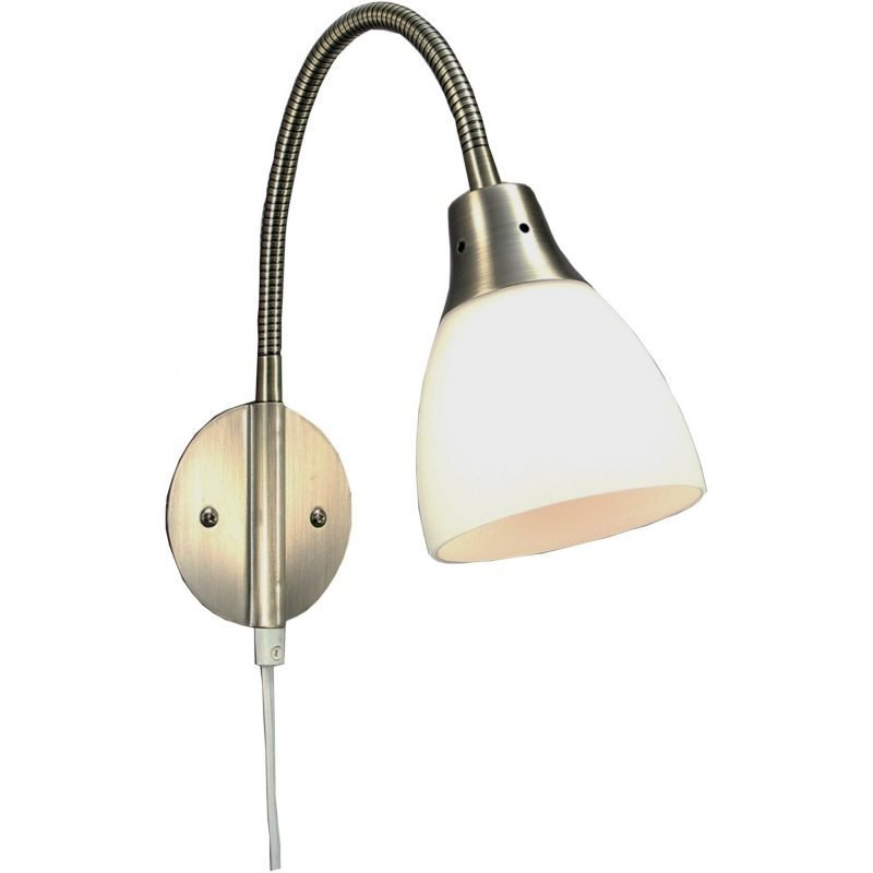 Seinävalaisin Aneta Floda 100x300x260 antiikkimessinki