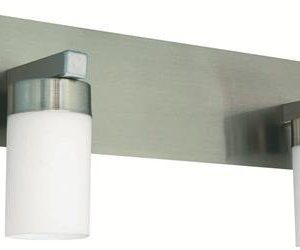 Seinävalaisin Barcelona 420x110x165 mm satiini/opaalilasi IP21