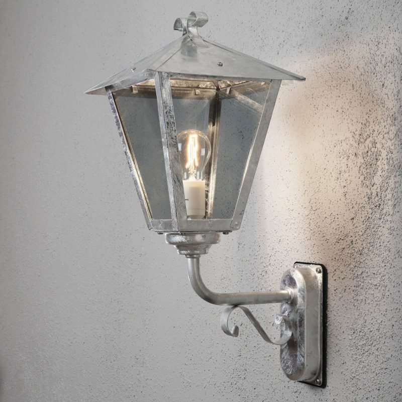 Seinävalaisin Benu 434-320 260x320x610 mm yläsuunta sinkitty teräs