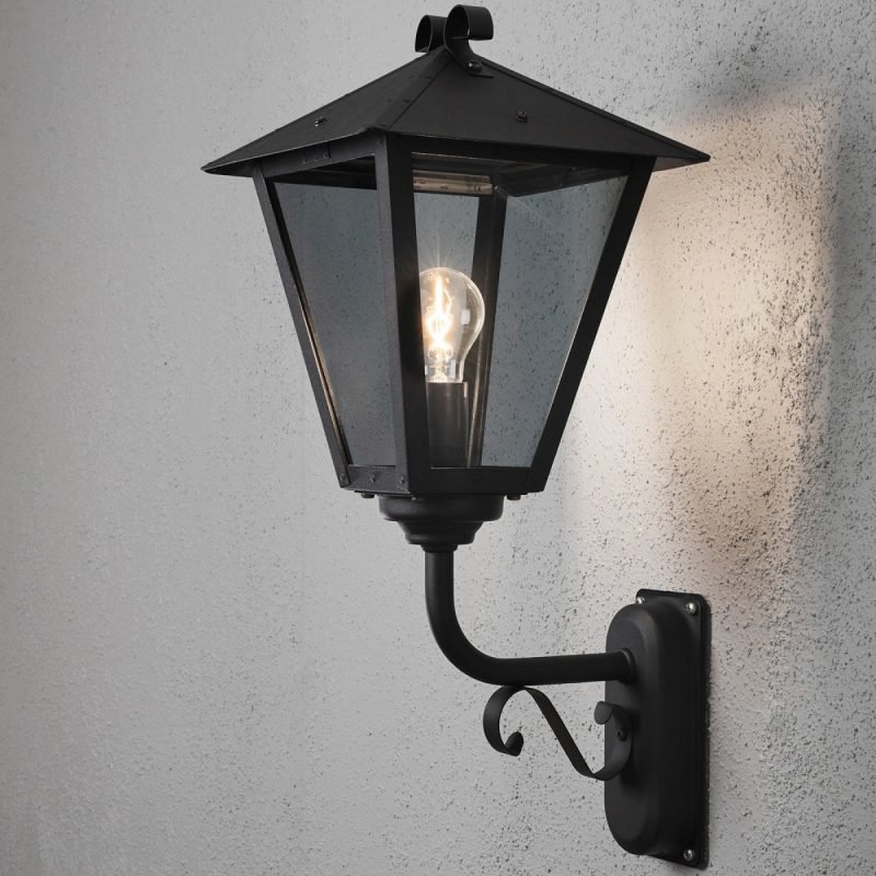 Seinävalaisin Benu 434-750 260x320x610 mm yläsuunta musta