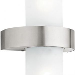 Seinävalaisin Beverly 200x350 mm valkoinen/kromi