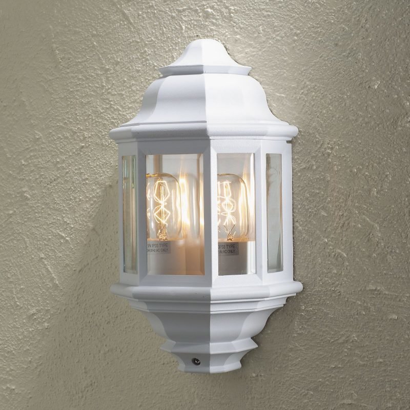 Seinävalaisin Cagliari 7238-250 220x130x380 mm iso valkoinen