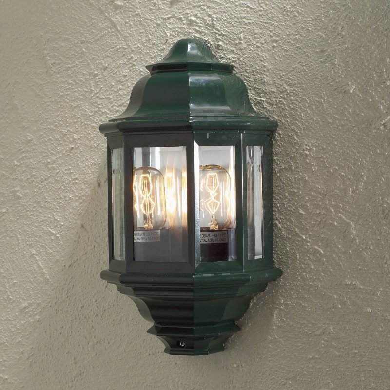 Seinävalaisin Cagliari 7238-600 220x130x380 mm iso vihreä