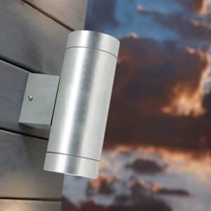 Seinävalaisin Castor Maxi 75x120x205 mm ylös/alas sinkitty teräs