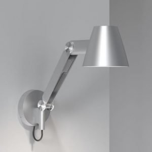 Seinävalaisin Cult Ø 140x350 mm harmaa