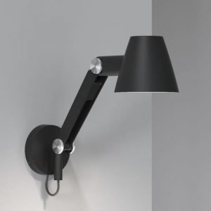 Seinävalaisin Cult Ø 140x350 mm musta