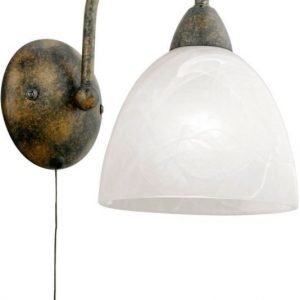 Seinävalaisin Dionis 120x200 mm valkoinen/ruoste