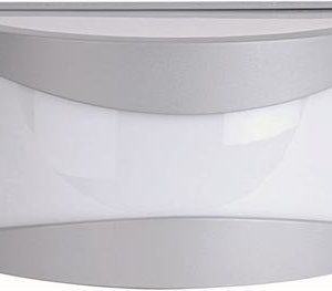 Seinävalaisin Glasgow 249x135x120 mm hopea/opaali