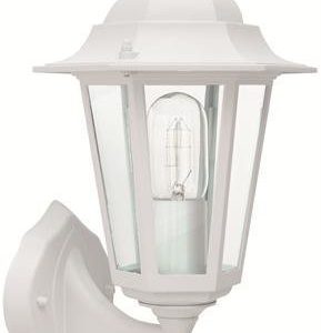 Seinävalaisin Idefjord 202x212x348 mm pieni valkoinen ylä- tai alasuunta