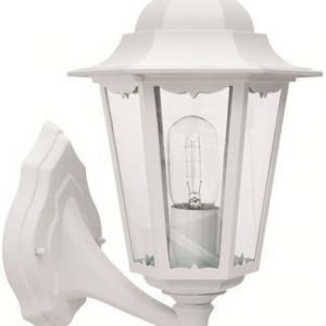 Seinävalaisin Idefjord 230x268x430 mm iso valkoinen ylä- tai alasuunta