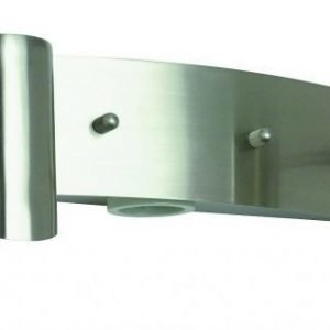 Seinävalaisin Kadett 400x120 mm 2-osainen teräs pistorasialla IP21