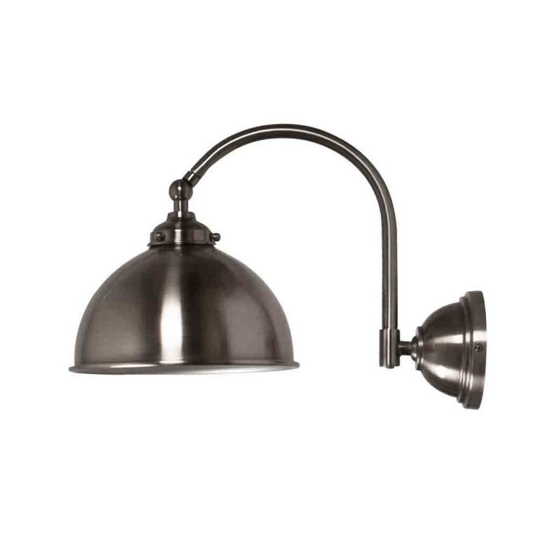 Seinävalaisin Kustvaktaren Ø 370x320 mm antiikkihopea