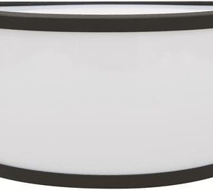 Seinävalaisin Leeds 249x135x120 mm musta/opaali