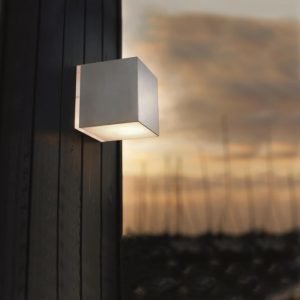 Seinävalaisin Linie 140x140x140 mm alumiini