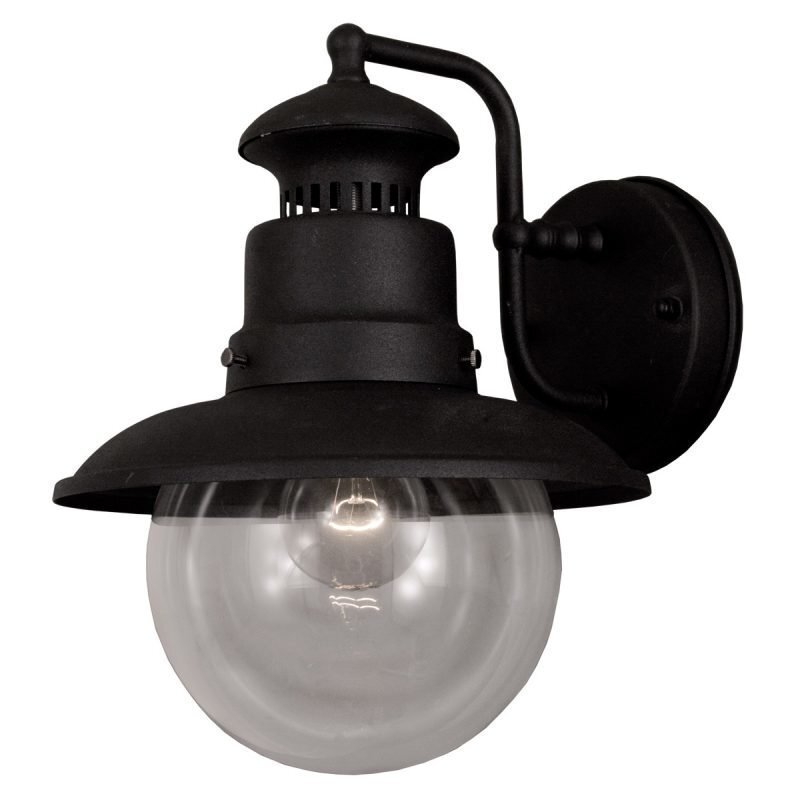 Seinävalaisin Lundeby 215x240x270 mm alas musta