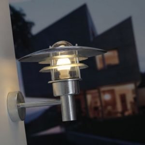 Seinävalaisin Lønstrup 32 320x360x285 mm sinkitty teräs