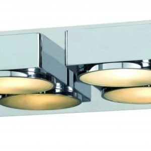 Seinävalaisin Mellerud 220x80 mm kromi 2-osainen IP44