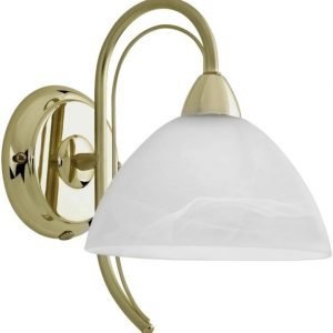 Seinävalaisin Milea 170x245 mm valkoinen/messinki