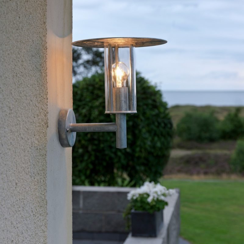 Seinävalaisin Mode 660-320 E27 280x310x310 mm sinkitty teräs