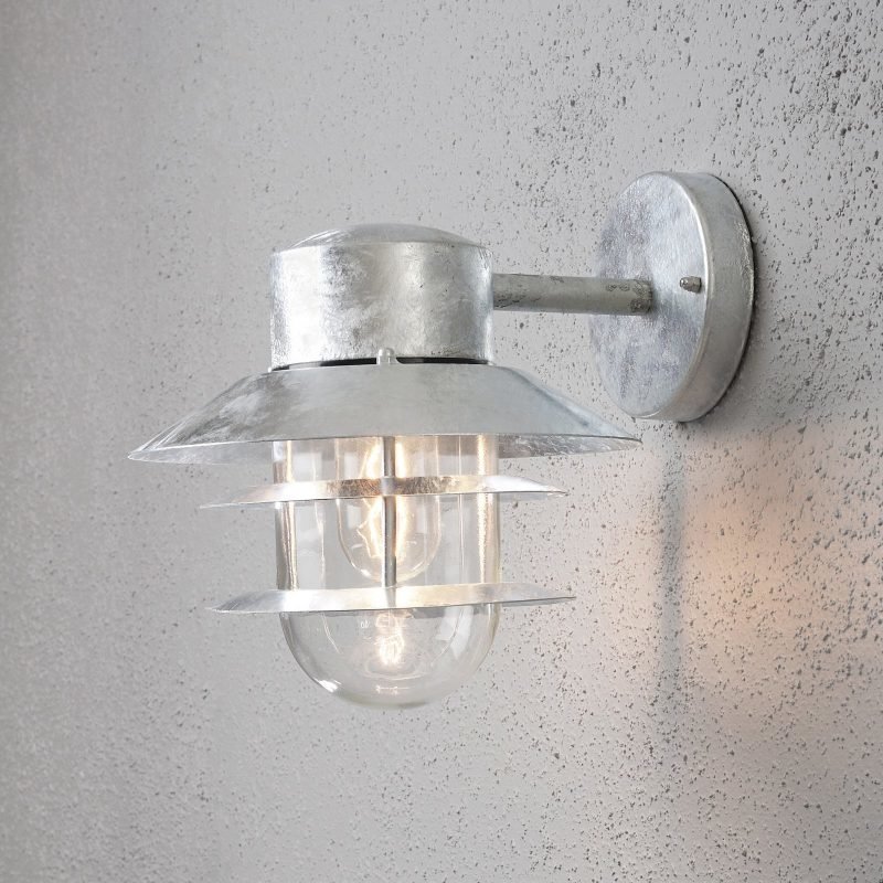 Seinävalaisin Modena 7310-320 220x260x240 mm alasuunta sinkitty teräs