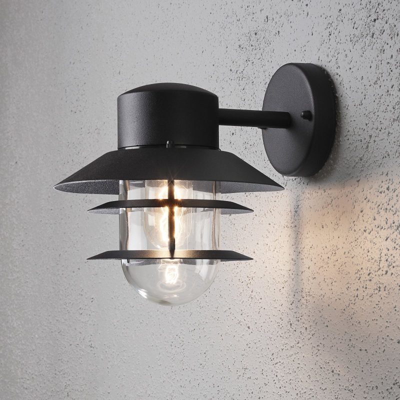 Seinävalaisin Modena 7310-750 220x260x240 mm alasuunta musta