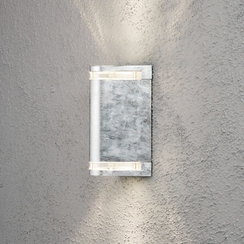 Seinävalaisin Modena 7518-320 130x115x240 mm ylös/alas sinkitty teräs