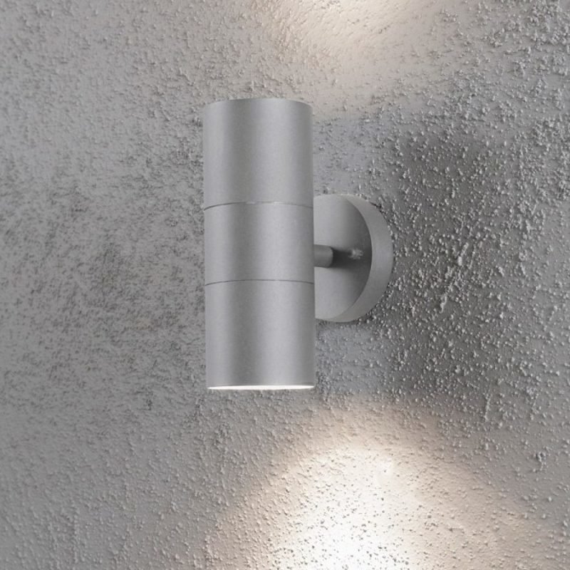 Seinävalaisin Modena Max 7656-300 75x130x195 mm ylös/alas harmaa