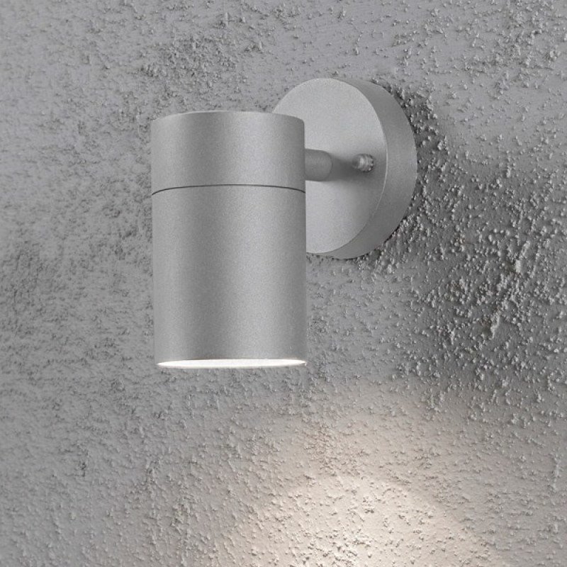 Seinävalaisin Modena Max 7657-300 75x130x120 mm alas harmaa