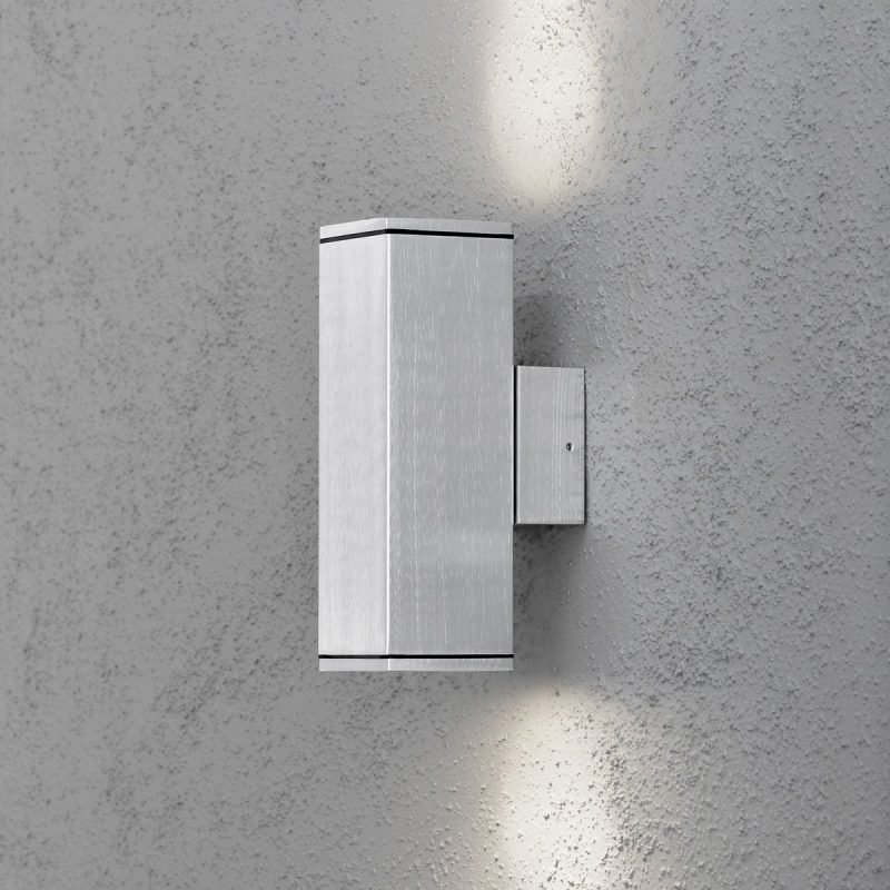 Seinävalaisin Monza 7907-310 65x100x200 mm ylös/alas alumiini