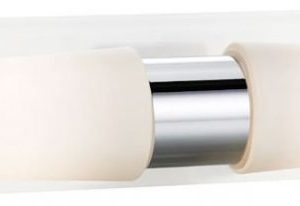 Seinävalaisin Månstad LED 400x115x90 mm 2-osainen valkoinen/opaali IP44