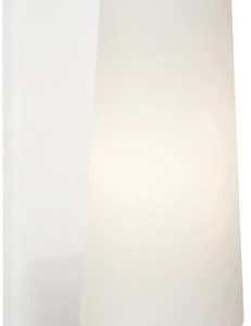 Seinävalaisin Månstad LED 90x115x230 mm valkoinen/opaali IP44