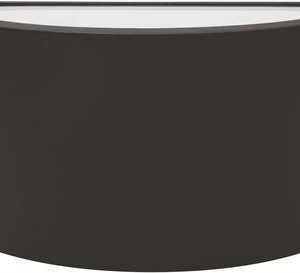 Seinävalaisin Nottingham 249x135x120 mm musta/opaali