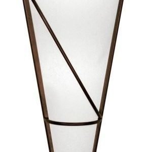 Seinävalaisin Pascal 1 220x700 mm antiikkiruskea/valkoinen