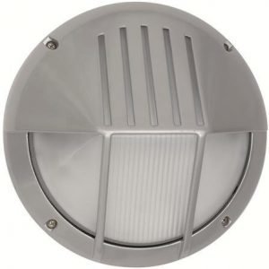 Seinävalaisin Sala Ø 284x132 mm hopea/huurrelasi lipalla