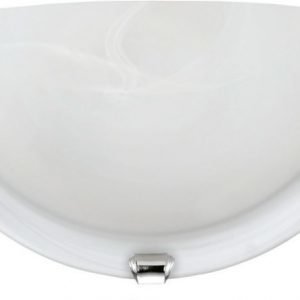 Seinävalaisin Salome 300x150 mm valkoinen/kromi