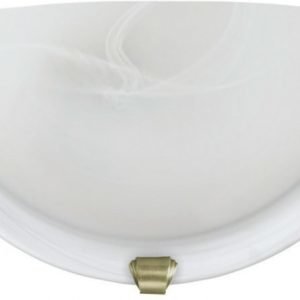 Seinävalaisin Salome 300x150 mm valkoinen/pronssi