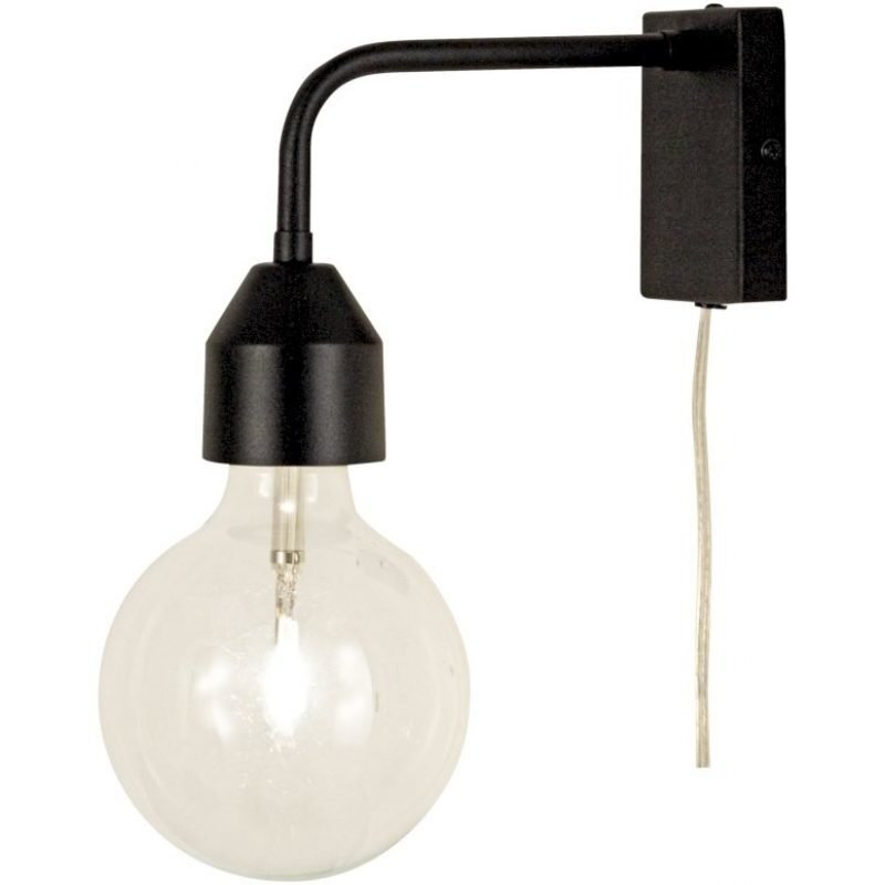 Seinävalaisin Scan Lamps Flynn 70x200x145 mm musta