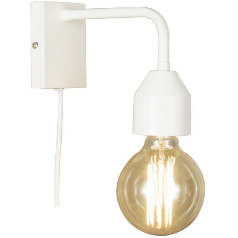 Seinävalaisin Scan Lamps Flynn 70x200x145 mm valkoinen