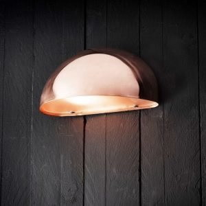 Seinävalaisin Scorpius 200x100x100 mm kupari