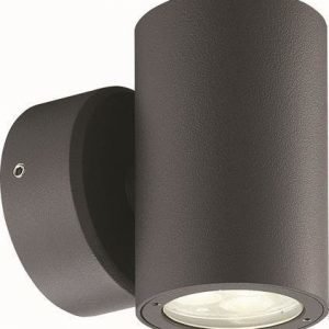 Seinävalaisin Spirit Double I 84x108x110 mm LED 2x4W 2x215lm 3000K tummanharmaa