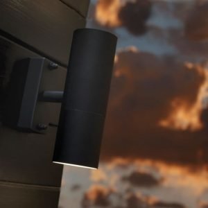 Seinävalaisin Tin 7W 60x115x180 mm ylös/alas musta